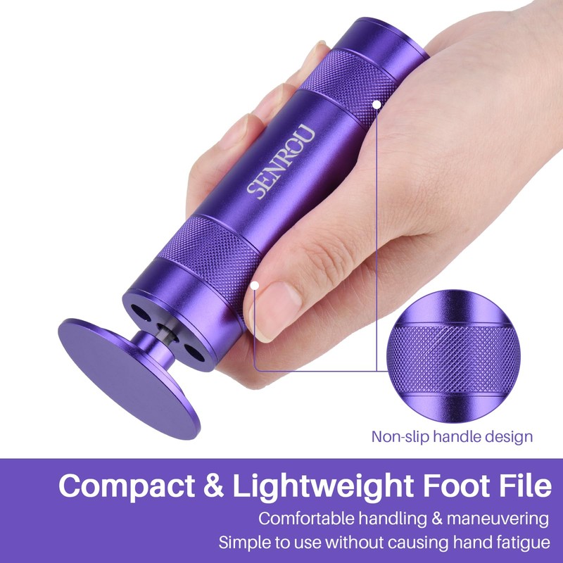 Electric Foot Callus Remover, 2-in-1 Electric Foot Filer/Nail Filer, Callus