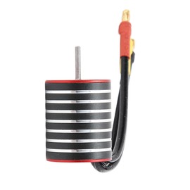 RC Car Brushless Motor 2430 Aluminum Alloy Copper Waterproof 4 Poles High Speed Brushless Motor Replacement for 1/24 1/18 RC Car 5800KV