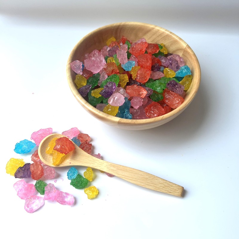 SweetGlob Old Fashioned Large Rock Sugar Candy Gems, Lump Sugar