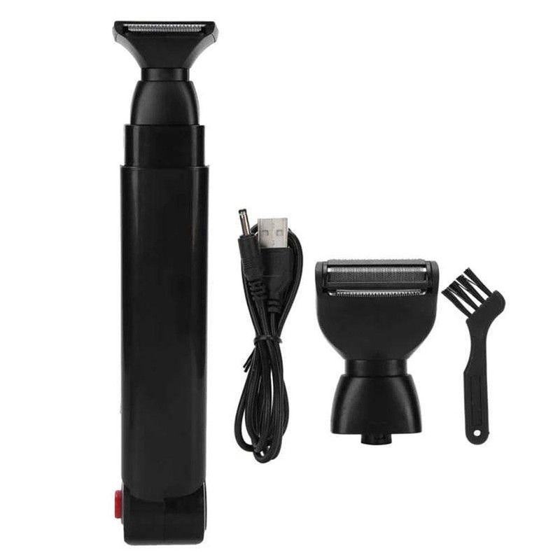Electric Back Hair Shaver Trimmer USB Rechargeable Body Hair Removal