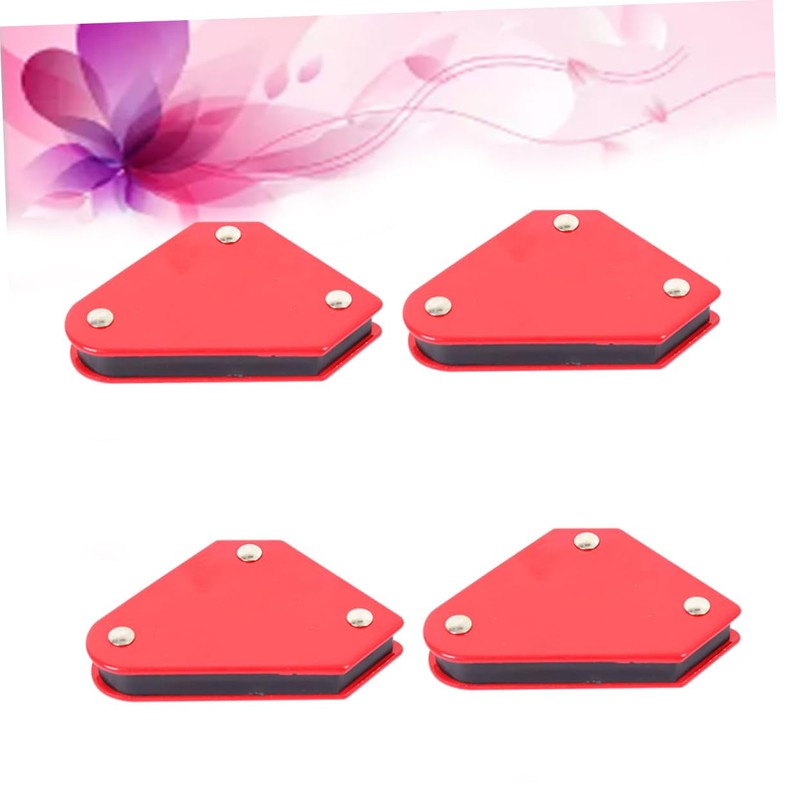 jojofuny 4pcs Mini Magnetic Welding Holder Strong Disc for 45/90/135