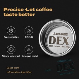 MHW-3BOMBER - Cesta de filtro de 58 mm, 15 g, cesta de precisión de 58 mm, filtro de café expreso FB5620