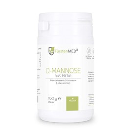 FürstenMED® D-Mannose Birch Powder 100 g Mannose Powder with Measuring Spoon - D Mannose Powder Vegan & No Additives