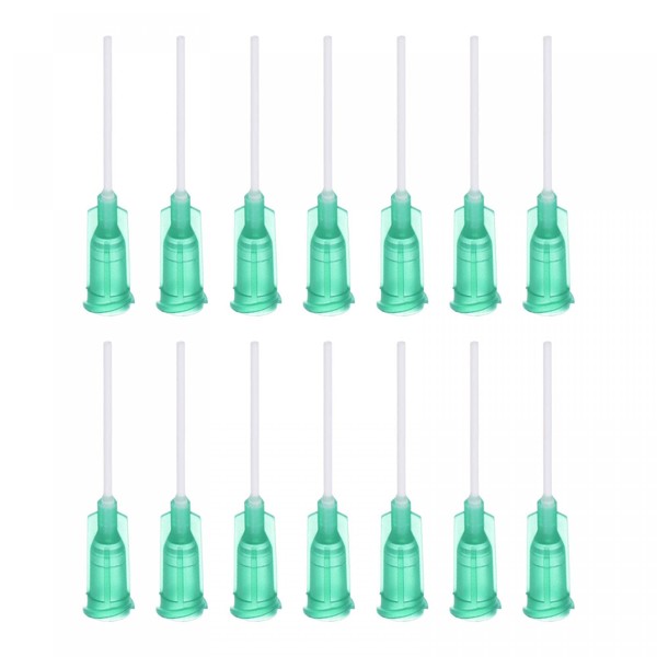 sourcing map 50 Pcs 18G Plastic Dispensing Needles, 1" PP
