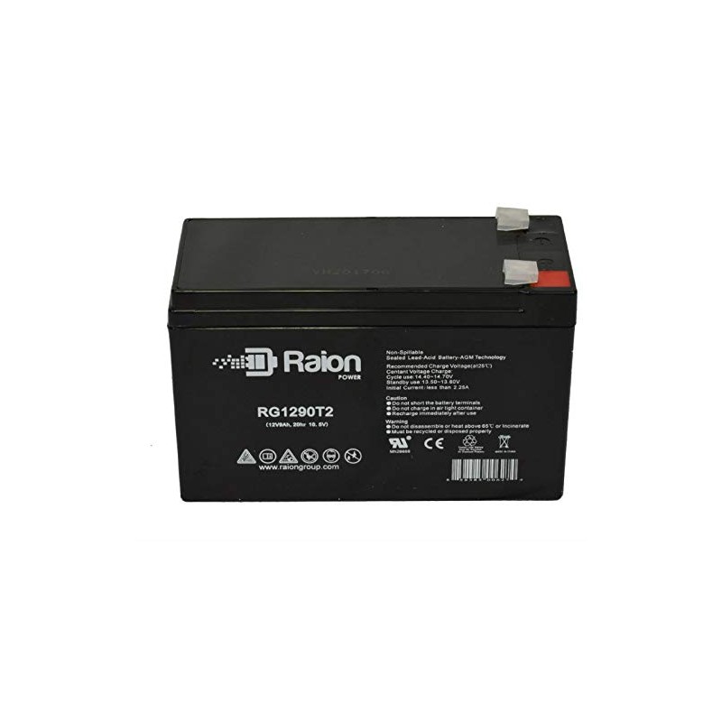 Raion Power 12V 9Ah Compatible Battery for Vexilar FL-18 Genz