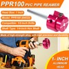 PPR100 PVC Pipe Reamer 1-Inch Aluminum Head - For Schedule