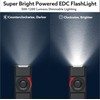 Rechargeable Flashlight High Lumens, Super Bright LED Light with Infinite