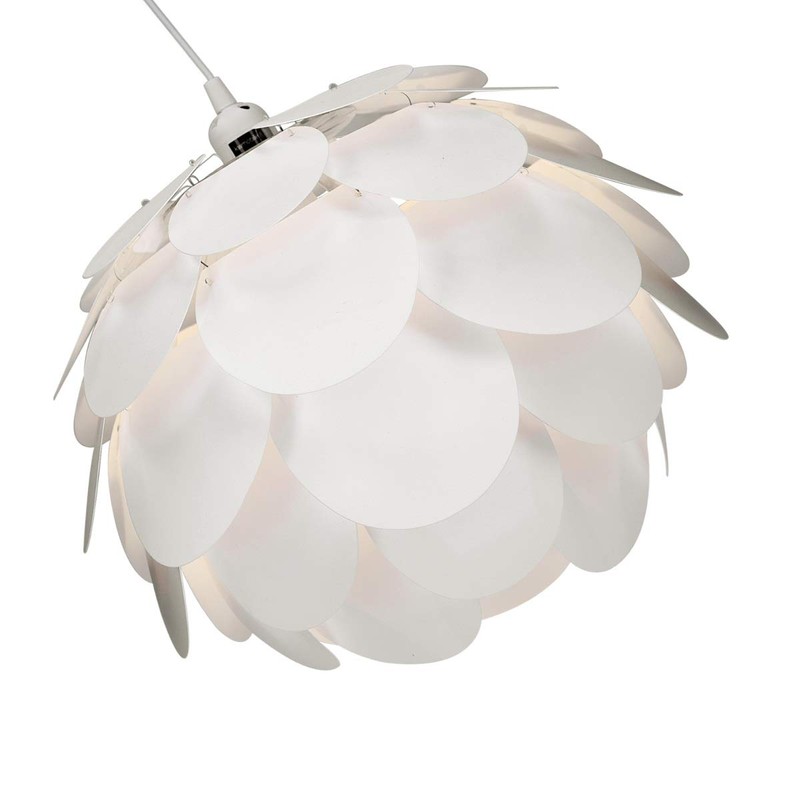 kwmobile DIY Puzzle Lampshade Flower Design Set with Ceiling Mounting