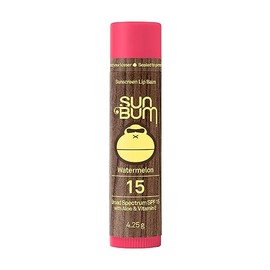 Sun Bum SPF 15 Sunscreen Lip Balm | Vegan and Cruelty Free Broad Spectrum UVA/UVB Lip Care with Aloe and Vitamin E for Moisturized Lips |Watermelon Flavor |.15 oz., 4.25 g