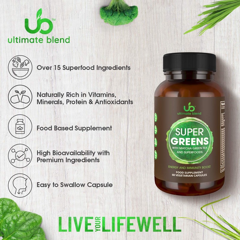 Ultimate Blend Super Greens with Matcha Green Tea and Superfoods