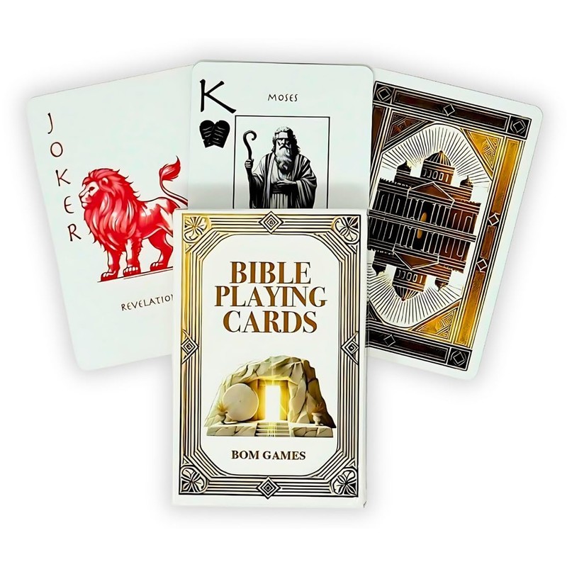 bomgames Bible Playing Cards – Christian Gifts for Adults &