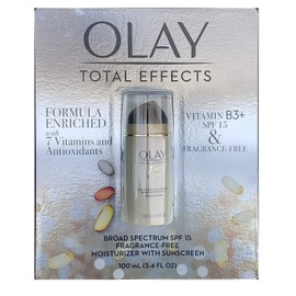 Olay 5282009 Total Effects SPF 15 Moisturizer with Sunscreen, Fragrance Free,