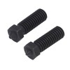 2PCS 3 Hole Nozzles Hardened Steel Nozzle Fit 1.75mm Filament