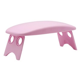 Nail Arm Rest Foldable Nail Hand Support Cushion for Acrylic Nails Essential Nail Care Tool for Home and Salon Use Ergonomic Arm Rest for Nail Art Design and Pedicure Services (Pink)