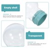 VALICLUD Empty Snow Globe Glass Replacement 45mm Dome Glass with