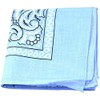 Bandana with original Paisley pattern in light blue