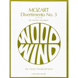 Divertimento No 3 from K.439B: For Clarinet and Piano