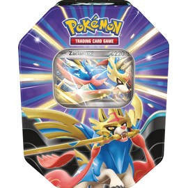 Pokémon - Trading Card Game: Tin-Box Powerful Legends: Zacian-ex (1 Holographic Promo Card & 4 Booster Packs)