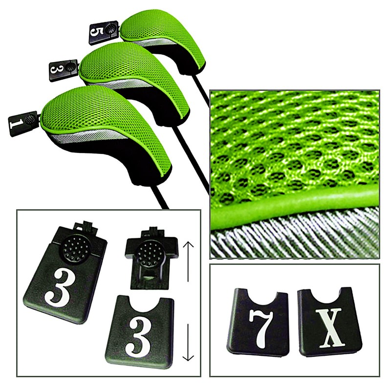 Andux Golf 460cc Driver Fairway Wood Club Head Covers 3pcs/Set