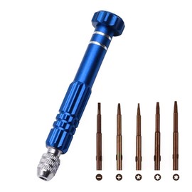 WeddHuis 5-in-1 Mini Screwdriver, Small Fine Screwdriver, Multifunctional Precision Glasses Repair Screwdriver Tool Kit for Electronics, Watch, Glasses, Laptops, Jewellery