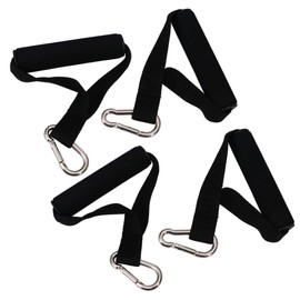 Totority 2 Pairs Durable Workout Band Handles for Resistance Bands Comfortable Foam Grip for Strength Training Physical Therapy and Rehabilitation Activities