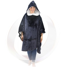 Wearable Faraday Blanket -70"x 54", Ultra-Soft Faraday Protection Poncho, Protection Clothing, Large Faraday Blanket - 70"x 54"