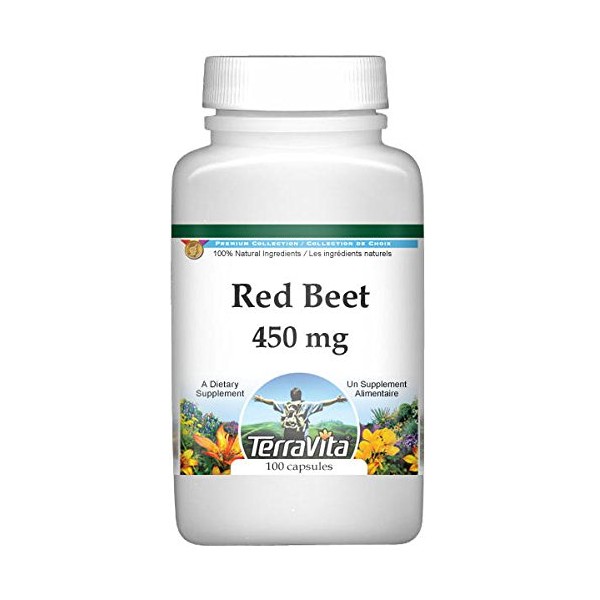 Red Beet - 450 mg (100 Capsules, ZIN: 512550)