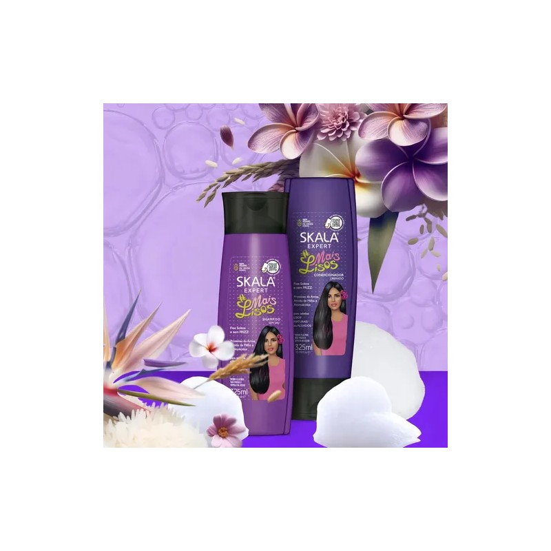 Shampoo Y Acondicionar Skala Kit Mais Lisos Cabello Lacio