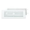 Map White Louvre Vent 229mm x 76mm (9"x3") with Detachable