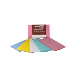 nariman Index Cards |4 Packs | 200 GSM Flash Card for Student, Professional |5 Colors Blank, 3x5-inch | 50 Cards x 4 Packs = 200 Counts