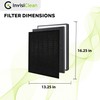 InvisiClean Claro True HEPA/Activated Carbon Replacement Filter - Genuine Filter