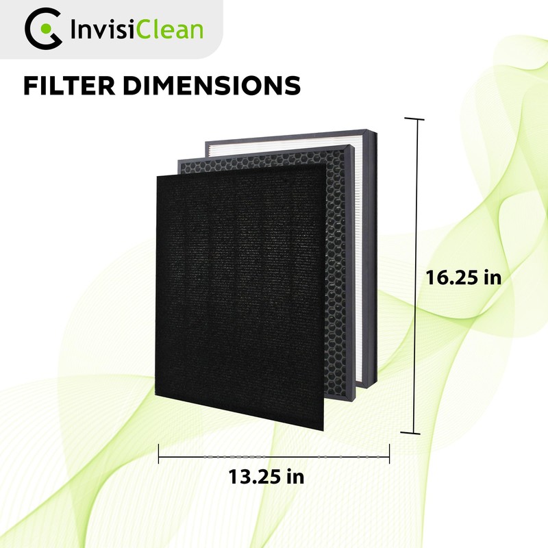 InvisiClean Claro True HEPA/Activated Carbon Replacement Filter - Genuine Filter