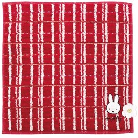 Miffy Tweed Mini Towel, Red