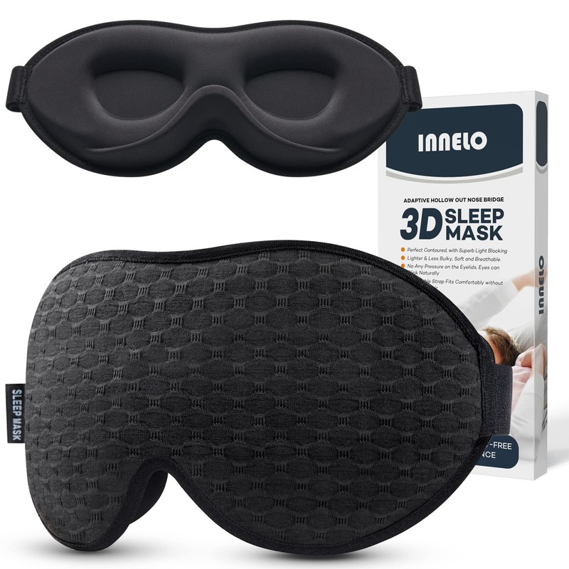 Sleep Mask for Side Sleeper, Eye Mask Sleeping Women Men,