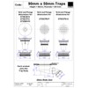 McAlpine ST90CPB-S 90mm x 50mm Water Seal Shower Trap with