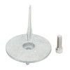 Outboard Trim Tab Anode Zinc Alloy Oxidation Corrosion Proof Trim