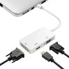 3 in 1 Mini DP to HDMI, DVI, VGA 4K