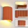 ZEROUNO Resin Modern LED Wall Sconces Wall Lighting, Hardwired Indoor