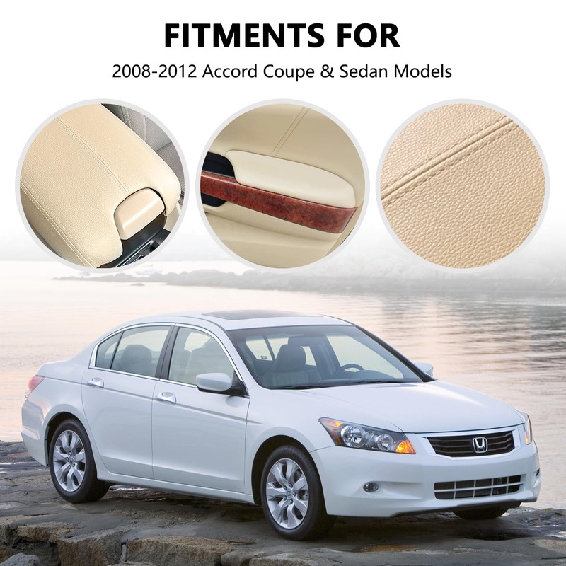LELEHOKA Center Console Cover & Front Door Panels Armrest Replacement