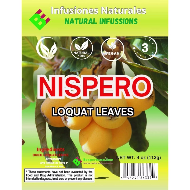 B-Experts Te Hojas de Níspero (Loquat Leaves Tea) - 4oz
