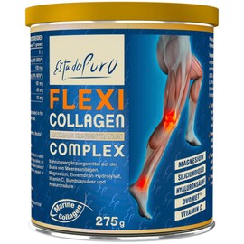 Estado Puro Fish Collagen, Marine Collagen Powder, 275 g, Hydrolysed Collagen with Hyaluron, Magnesium & Vitamin C, Peptan Marine Collagen for Joints Tongil