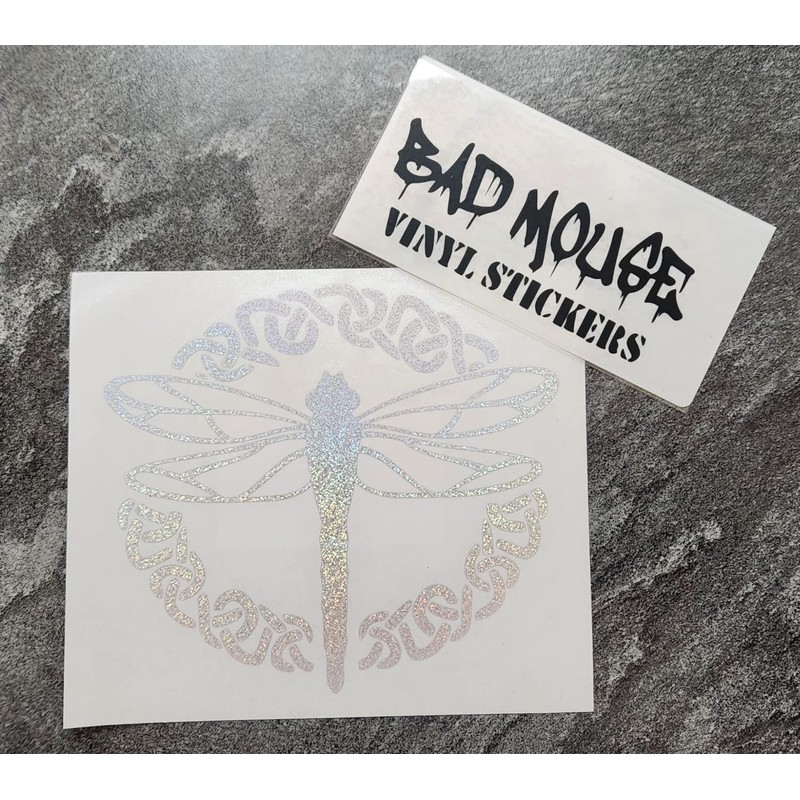 Celtic Dragonfly Vinyl Decal Sticker