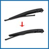 A ABSOPRO Rear Windshield Wiper Blade Arm Set Replacement for