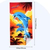 Tyrafry Microfiber Sand Free Beach Towel Soft & Absorbent, Fast