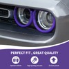 RAZPOY Headlight Lamp Cover for Challenger Accessories, Front Headlight Cover