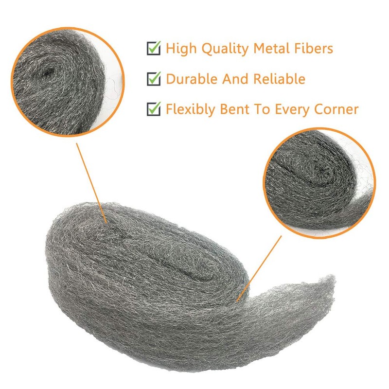 Steel Wool Fill Fabric DIY Kit, Steel Wool for Mice