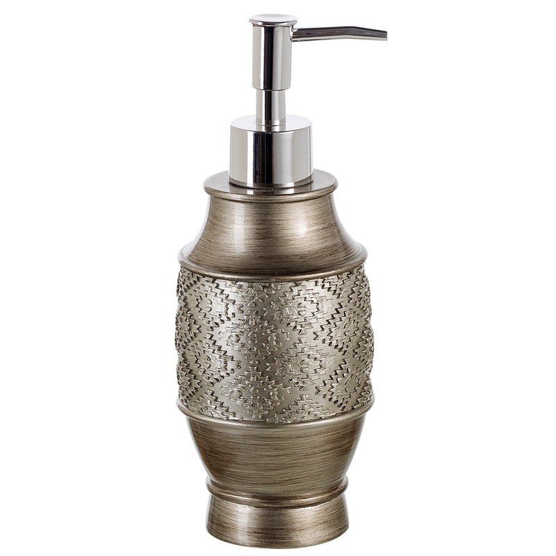 Creative Scents Dublin Silver Bathroom Accessories Set Complete - Brushed