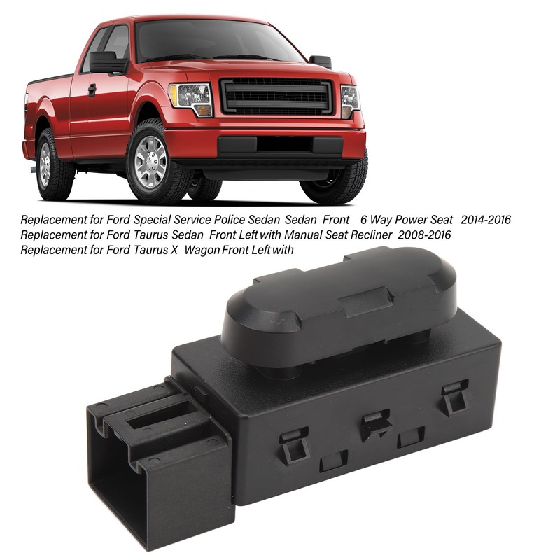 6 Way Power Seat Adjustment Switch 5F9T14B709AA Front Side Replacement