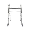 MediChoice Dual-Release Two Button/Folding Walker, Height Adjustable with 5 Inch