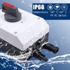 VOZINMOST Solar Panel Disconnect Switch PV Isolator IP66 32Amp DC